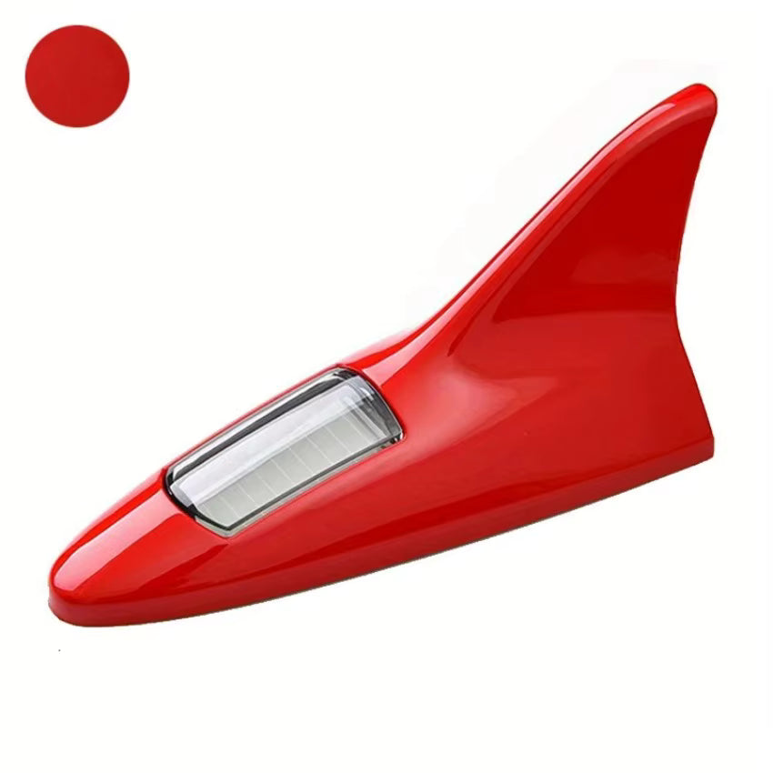Antena Shark Light™ — Luz LED Solar Inteligente para tu Carro