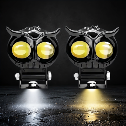 Par Exploradoras LED Tipo Búho TB501 - Bicolor + Switch Incluido
