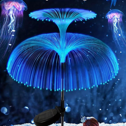 Set 2 x 1 Lámparas Medusa Solar LED para Jardín – Jardín Mágico 66cm