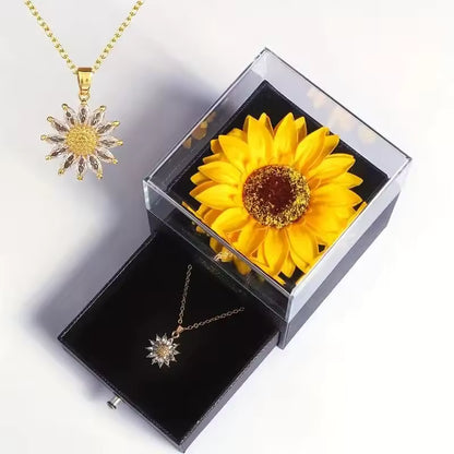 Set Collar Girasol [Estuche de Lujo GRATIS]