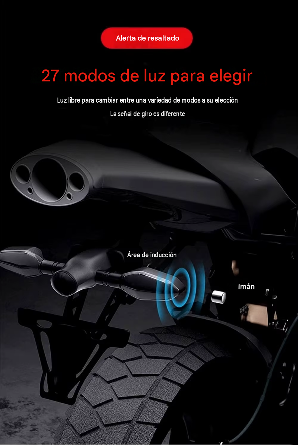 Direccionales LED Proyección de Flecha en el Suelo