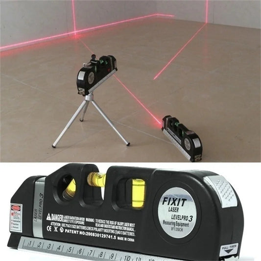 Medidor de Precisión Multifuncional con Mira Laser + Trípode Gratis