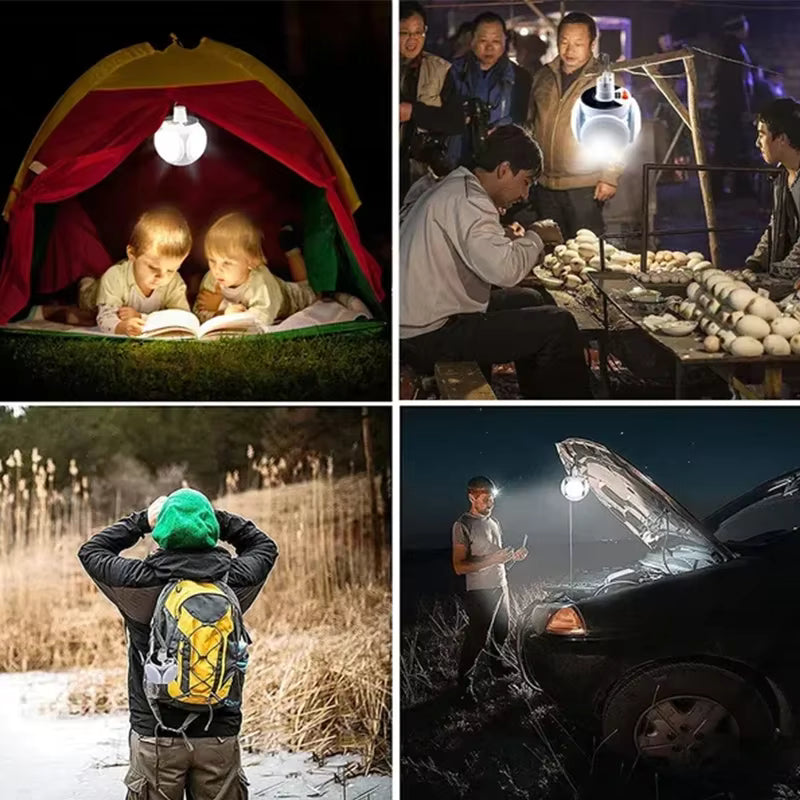 BOMBILLA LED SOLAR EXPANDIBLE