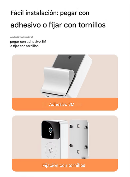 Timbre Inteligente Con Cámara y Altavoz