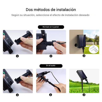 Luces Solares LED 10M - 100 Luces que Decoran sin Aumentar tu Recibo