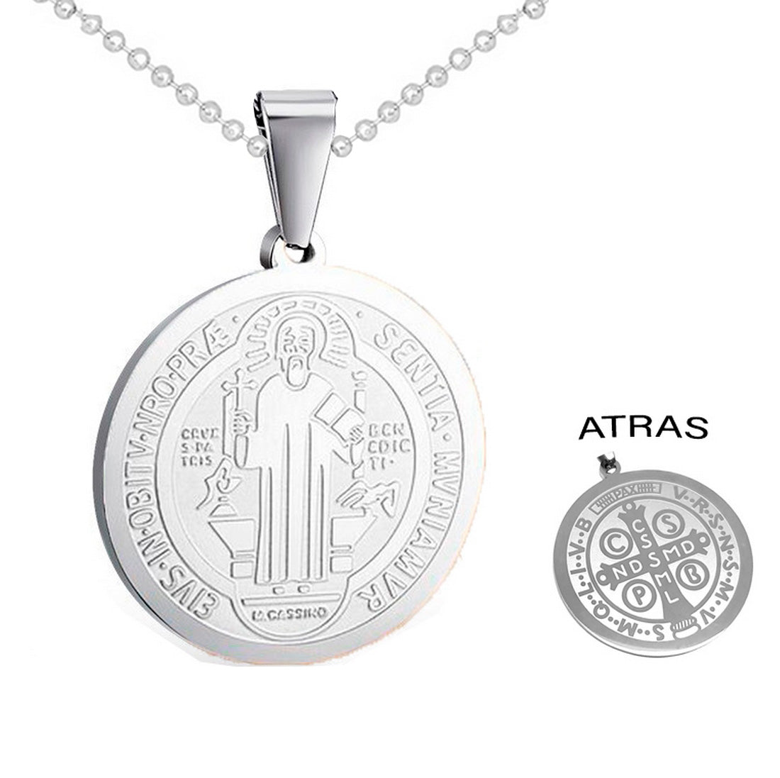 Collar San Benito Protección Sagrada + Estuche de Lujo incluido