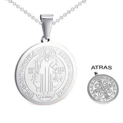 Collar San Benito Protección Sagrada + Estuche de Lujo incluido