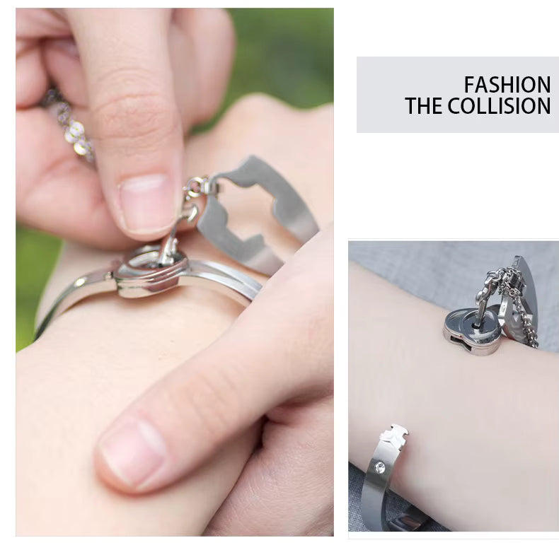 Combo Pulsera Corazón + Llave collar [Caja de Lujo GRATIS]