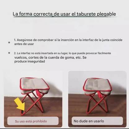 Silla Portátil para Exteriores – Relájate al Instante