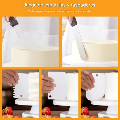 Kit de Repostería Profesional 137 Piezas Decora Tortas Como un Experto
