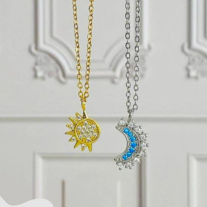 Collar Dúo Sol y Luna [Estuche de Lujo GRATIS]