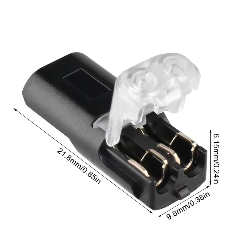 Conector LED D2 de Conexión Rápida x50 Piezas