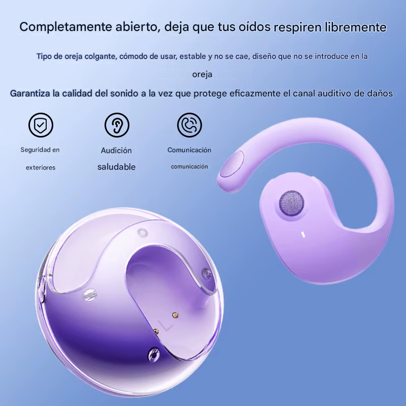 Audífonos Inalámbricos Traductores con IA y Bluetooth
