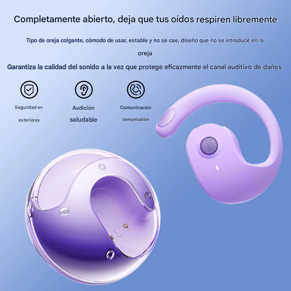Audífonos Inalámbricos Traductores con IA y Bluetooth