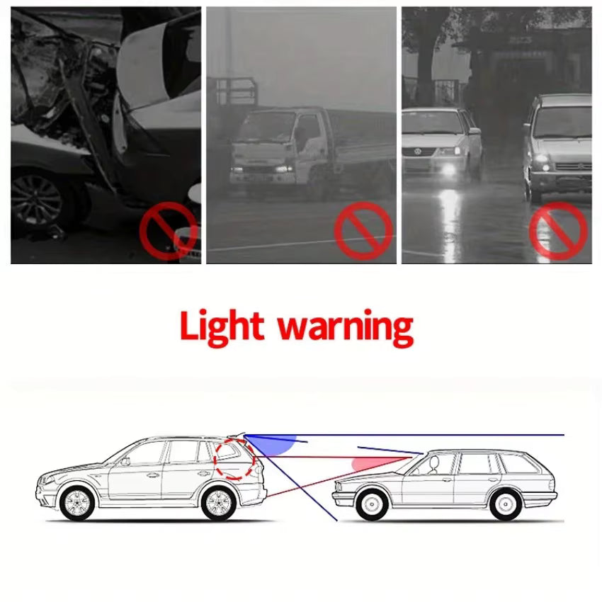Antena Shark Light™ — Luz LED Solar Inteligente para tu Carro