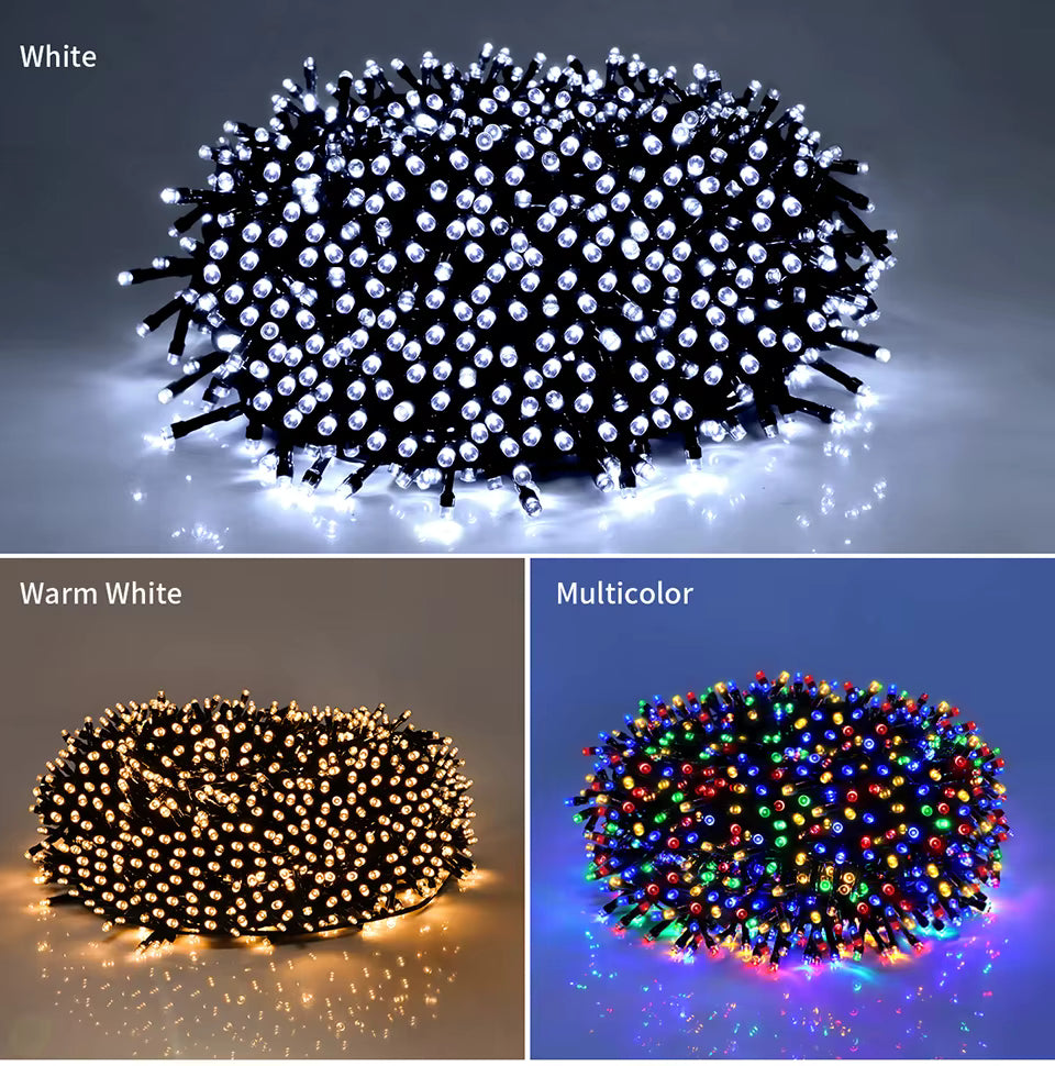 Luces Solares LED 10M - 100 Luces que Decoran sin Aumentar tu Recibo