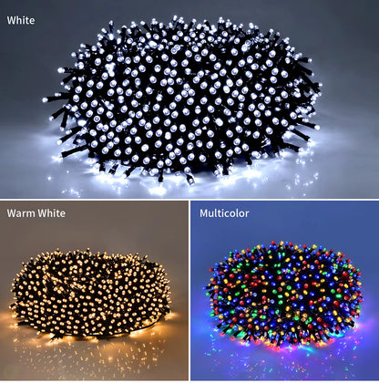 Luces Solares LED 10M - 100 Luces que Decoran sin Aumentar tu Recibo