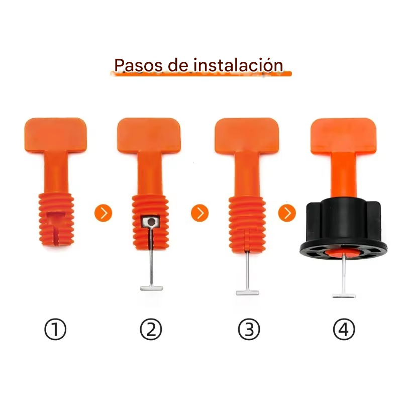 Kit Nivelador De Cerámica 50 unds