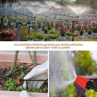 Set De Riego Por Goteo Automático Para Jardín Y Plantas