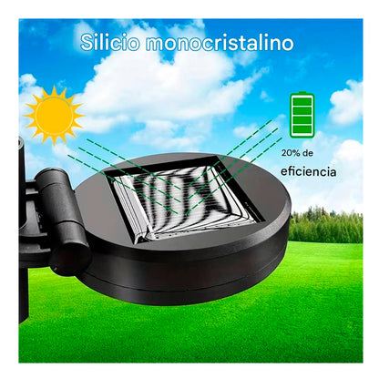 Set 2 x 1 Lámparas Medusa Solar LED para Jardín – Jardín Mágico 66cm